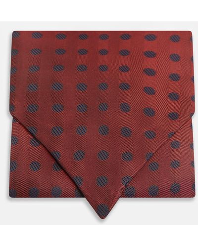 Turnbull & Asser Red Dot Silk Cravat