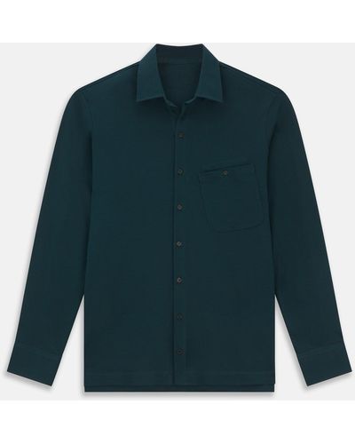 Turnbull & Asser Dark Green Cotton Polo Shirt