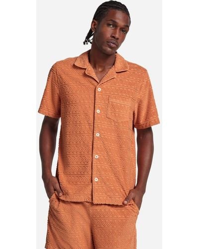 UGG ® Tasman Terry Braid Shirt - Orange