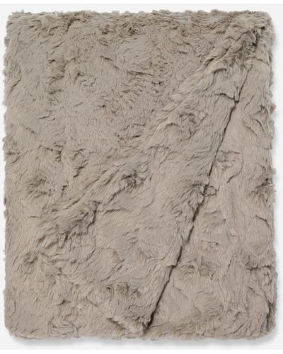 UGG ® Adalee Throw Knit Blankets - Natural
