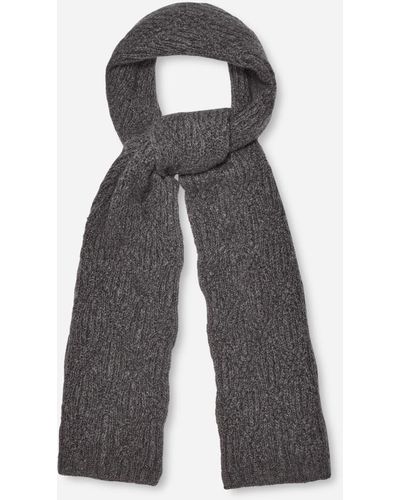 UGG ® Desmond Cable Knit Scarf Cashmere Scarves - Gray