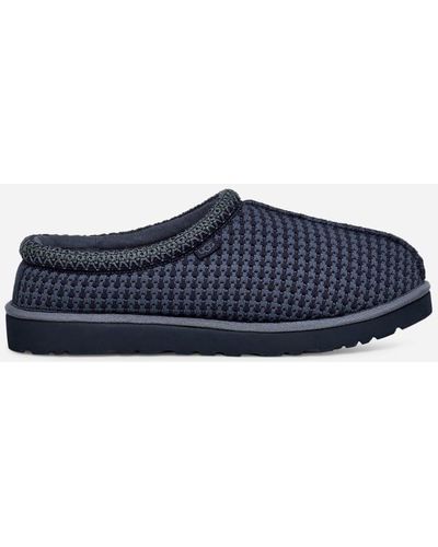 UGG ® Tasman Flecked Knit Textile/recycled Materials Clogs|slippers, Size 11 - Blue