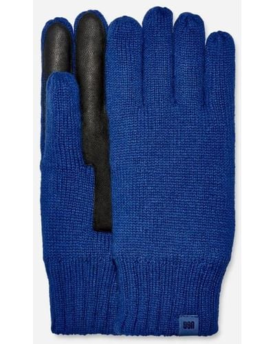UGG ® Gebreide Handschoen - Blauw