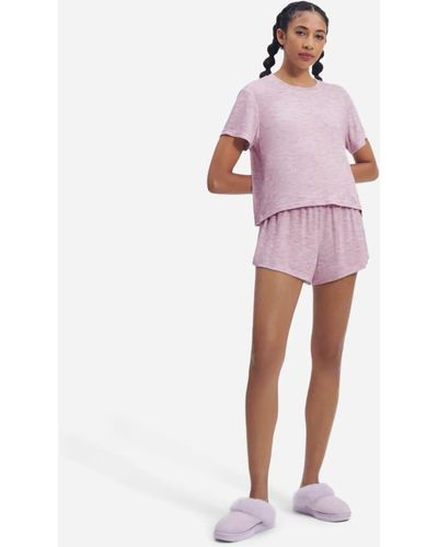 UGG Aniyah Set Ecovero Blend Sleepwear, Size 1x - Red