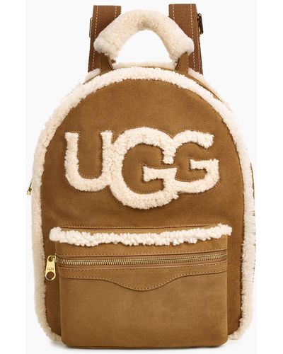 UGG Dannie Sheepskin Backpack - Brown