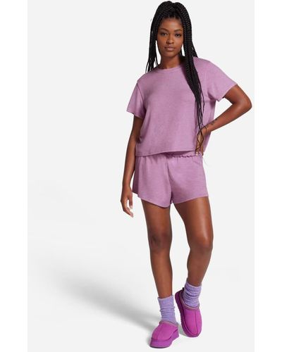 UGG ® Aniyah Set Lenzing\u2122 Ecovero\u2122 Viscose Blend Sleepwear, Size 1x - Red