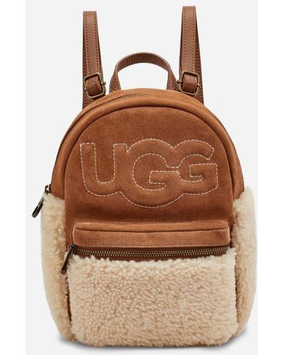 UGG ® Dannie Ii Mini Backpack Sheepskin Sheepskin/suede Backpacks - Brown
