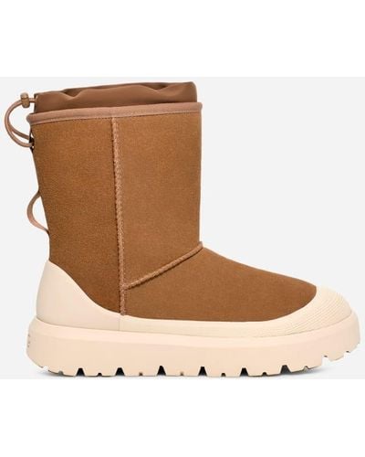 UGG ® Classic Short Weather Hybrid Suede/waterproof Classic Boots - Brown