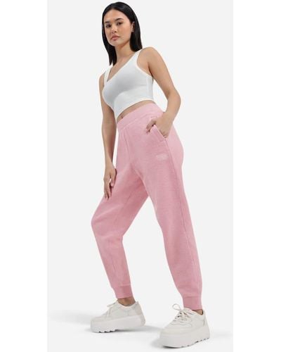 UGG ® Sofiana Mixed Jogger Cotton Pants - Pink