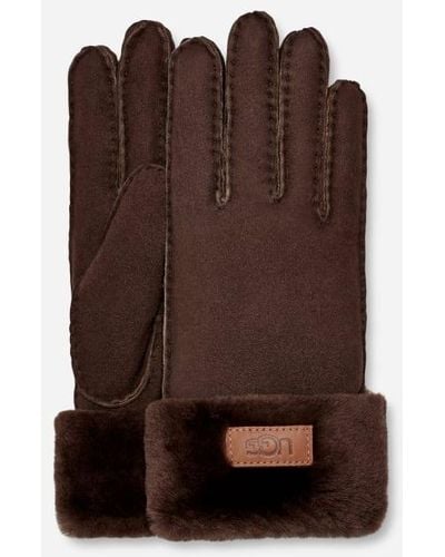 UGG ® Turn Cuff Glove - Brown