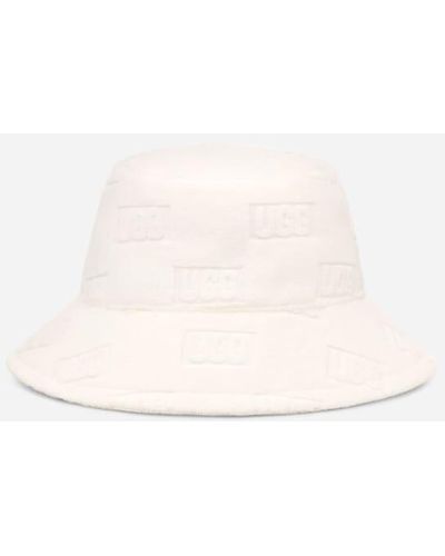 UGG ®block Terry Bucket Hat Terry Cloth/recycled Materials Hats - Black