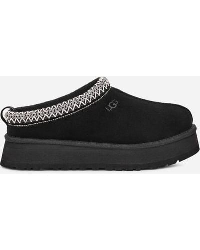 UGG ® Tazz Suede Slippers - Black