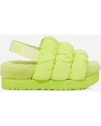 UGG Scrunchita pour in Pale Chartreuse, Taille 38 - Noir