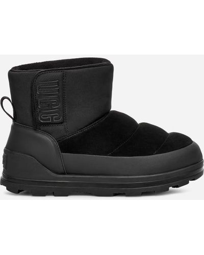 UGG ® Classic Klamath Mini Suede/waterproof Classic Boots - Black