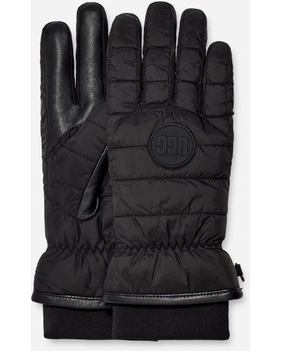 UGG ® Channel Quilt All Weather Glove Polyester/recycled Materials/water Resistant Gloves - Black