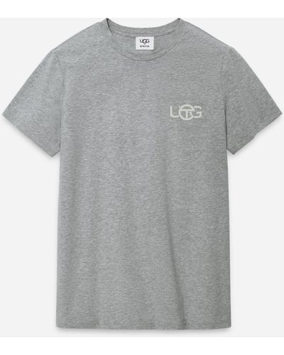 UGG ® X Telfar Logo T-Shirt in Heather Grey, Größe S, Baumwolle - Grau