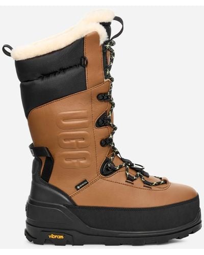 UGG ® Shasta Boot Tall Leather/waterproof Cold Weather Boots - Black