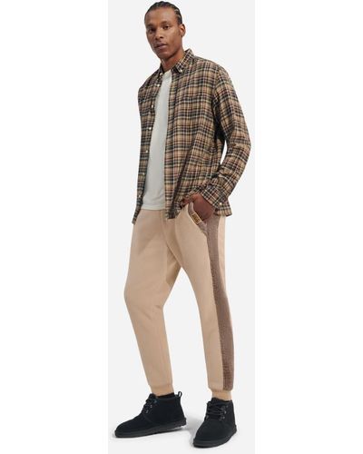 UGG ® Evren Bonded Fleece Jogger Fleece/recycled Materials Trousers - Natural