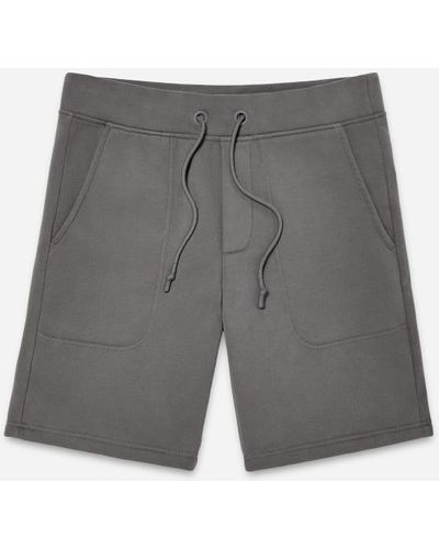 UGG Ernie Short Cotton Blend Shorts - Grey