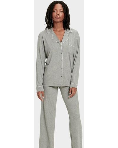UGG Lenon Pyjama Set Jersey - Grey