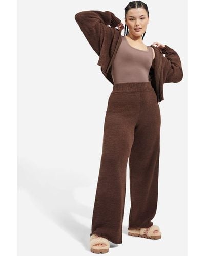UGG ® Terri Pant Cosy Knit Trousers - Brown