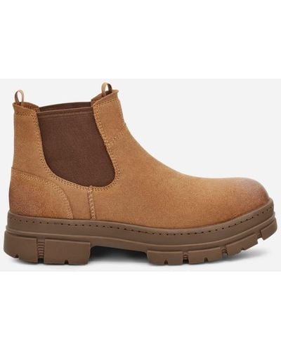 UGG ® Skyview Chelsea Suede Boots|dress Shoes - Brown