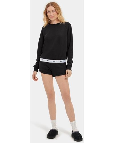 UGG ® Nena Crewneck Terry Cloth Hoodies & Sweatshirts - Black