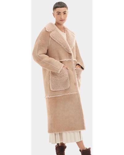 UGG ® Fayre Twinface Sheepskin Coat - Natural