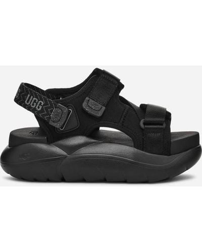 UGG ® La Alto Cross Strap Sandal - Black