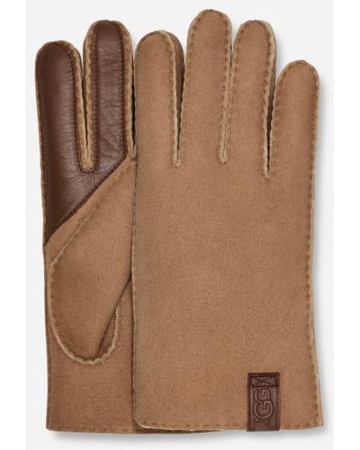 UGG ® Whipstitch Sheepskin Glove - Brown