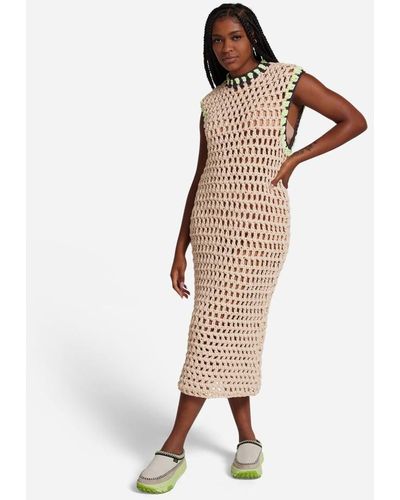 UGG ® Angelita Maxi Crochet-jurk - Naturel