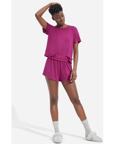 UGG ® Aniyah Set Lenzing\u2122 Ecovero\u2122 Viscose Blend Sleepwear - Pink