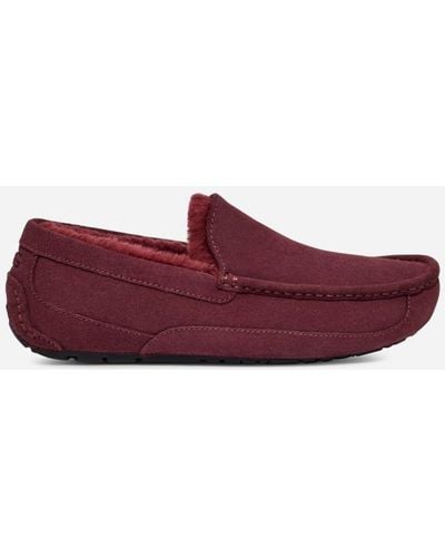 UGG ® Ascot Slipper Suede Slippers - Red