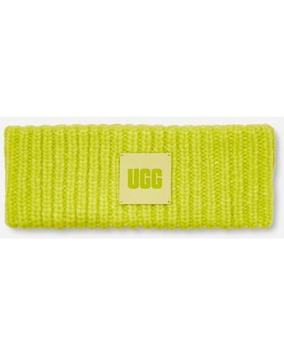 UGG ® Grob geripptes Stirnband - Gelb