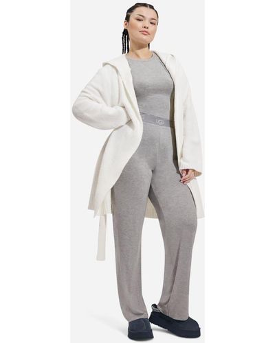 UGG ® Amari Robe Cosy Knit Dressing Gowns - White