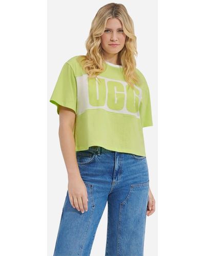 UGG ® Jordene T-shirt Met Logo En Blokkleuren - Groen
