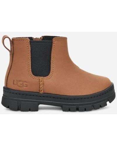 UGG ® Toddlers' Ashton Chelsea Leather Boots - Black