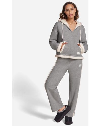 UGG Sharonn Bonded Fleece Pullover - Grey