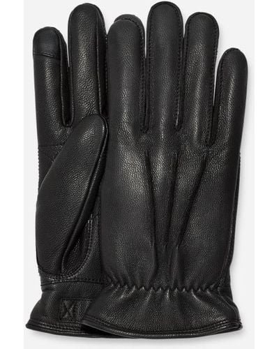 UGG ® 3 Point Leather Glove - Black