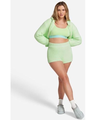 UGG ® Finola Short Cosy Knit Shorts - Green