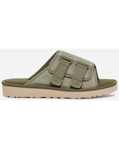 UGG Mule Goldencoast Strap pour homme | UE in Shaded Clover, Taille 40, Daim - Vert