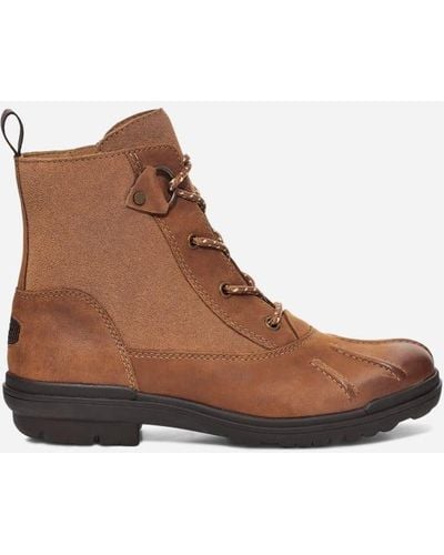 UGG ® Hapsburg Duck Leather Boots - Brown