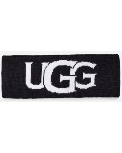 UGG ® W Intarsia Knit Headband - Black