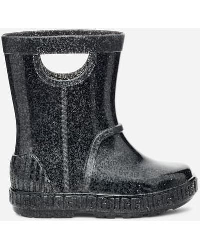 UGG ® Toddlers' Drizlita Glitter Synthetic Rain Boots - Black