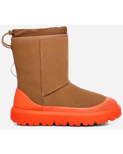 UGG ® Classic Short Weather Hybrid Suede/waterproof Classic Boots - Orange