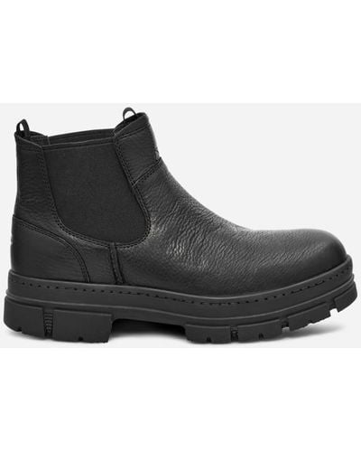 UGG ® Skyview Chelsea Leather Boots|dress Shoes - Black