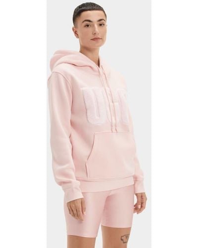 UGG ® Rey Hoodie mit flauschigem Logo - Pink