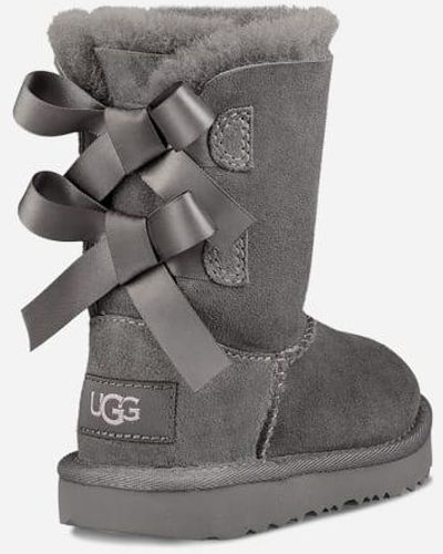 UGG Toddlers' Bailey Bow Ii Boot Sheepskin Classic Boots - Black