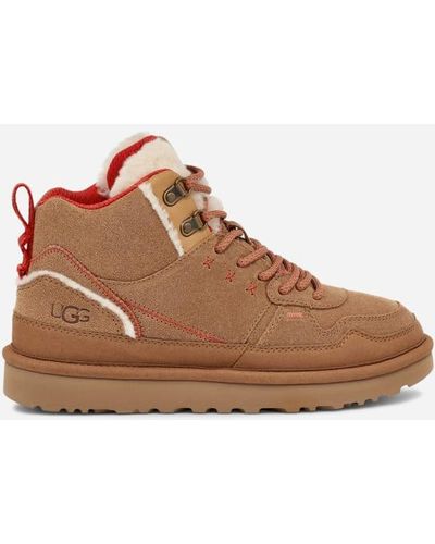 UGG ® Highland Hi Heritage Suede Sneakers - Brown