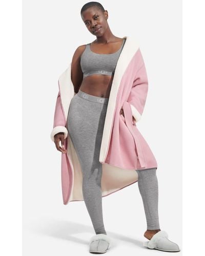 UGG ® Anabella Reversible Robe Fleece/knit Robes - Pink